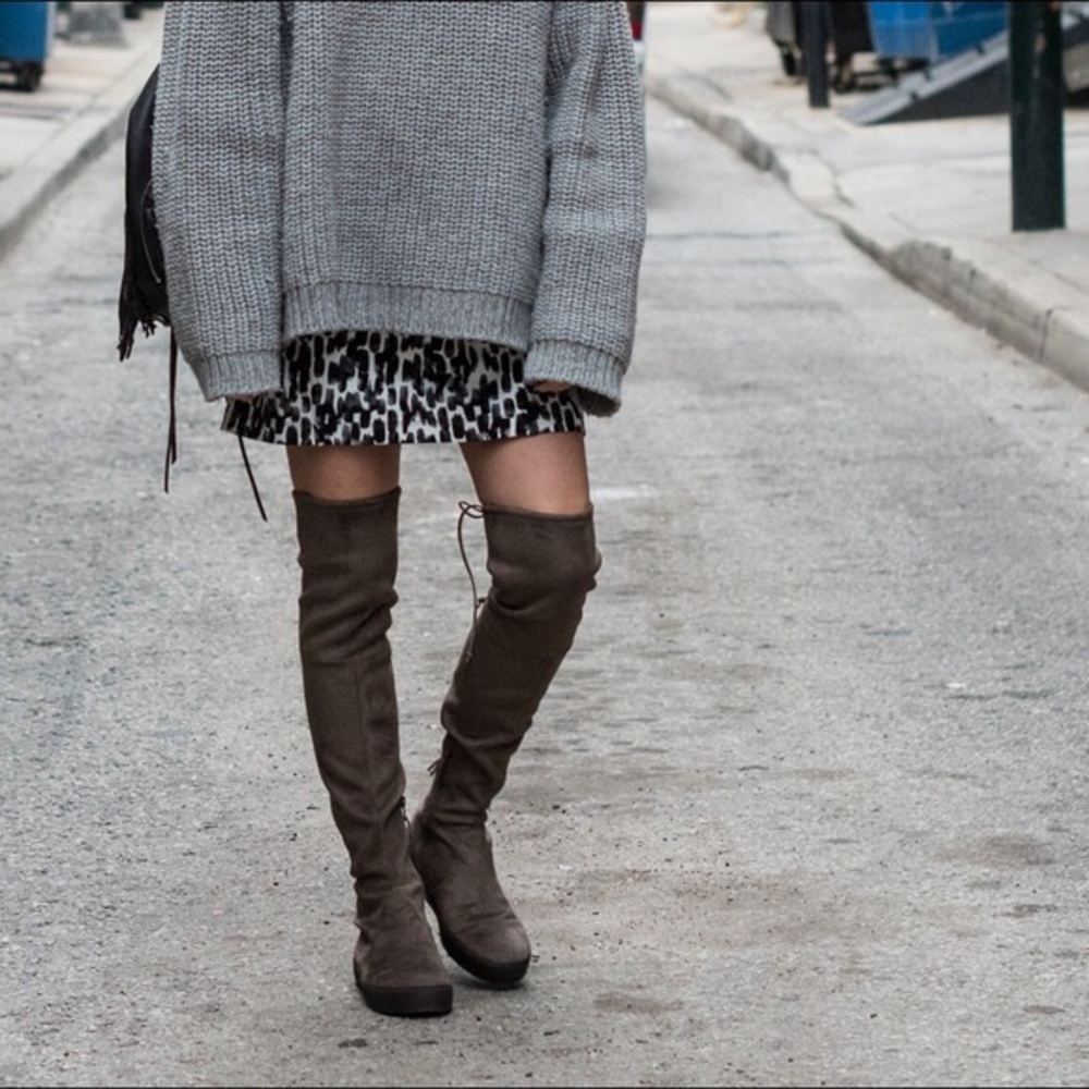 Stewart Weitzman Suede Over the Knee Boots ⭐️